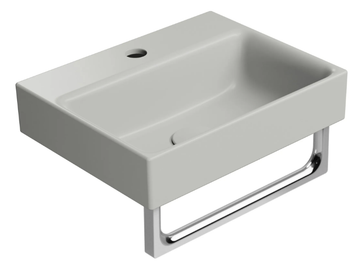 COLOR ELEMENTS 40X32 - Inset wall-mounted rectangular ceramic washbasin by GSI ceramica - view 2